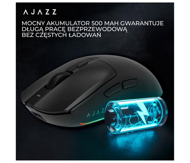 Ajazz AJ139 V2 MC 3311 ze stacją dokującą czarna - 1536392 - zdjęcie 13